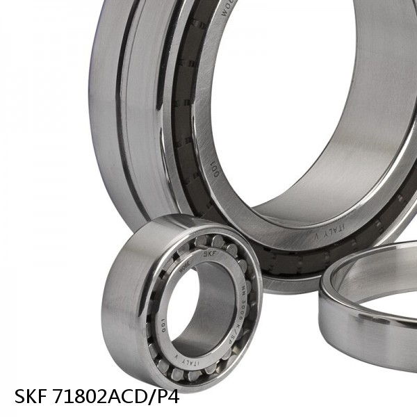 71802ACD/P4 SKF Super Precision,Super Precision Bearings,Super Precision Angular Contact,71800 Series,25 Degree Contact Angle