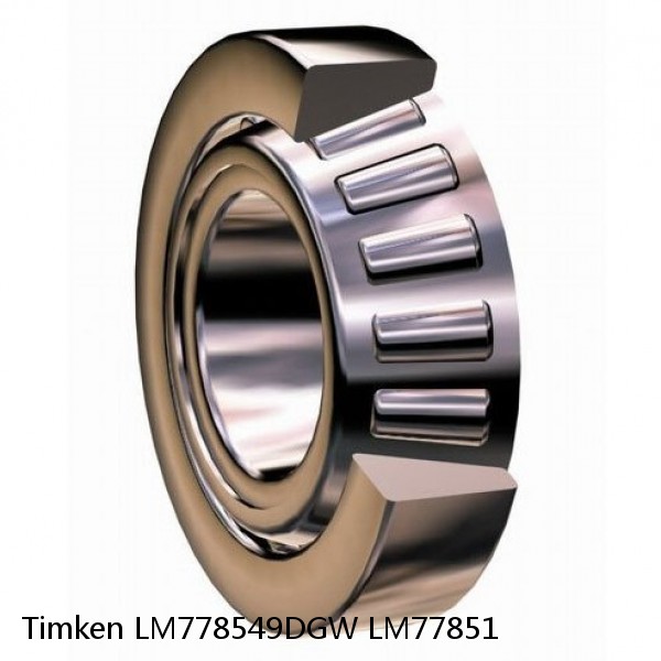 LM778549DGW LM77851 Timken Tapered Roller Bearing
