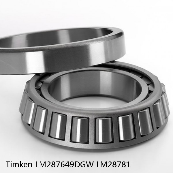 LM287649DGW LM28781 Timken Tapered Roller Bearing