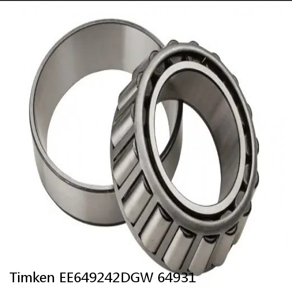 EE649242DGW 64931 Timken Tapered Roller Bearing #1 image