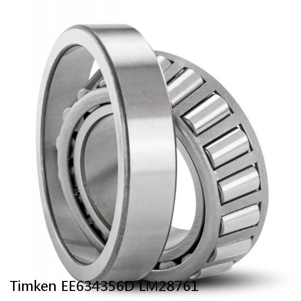 EE634356D LM28761 Timken Tapered Roller Bearing #1 image