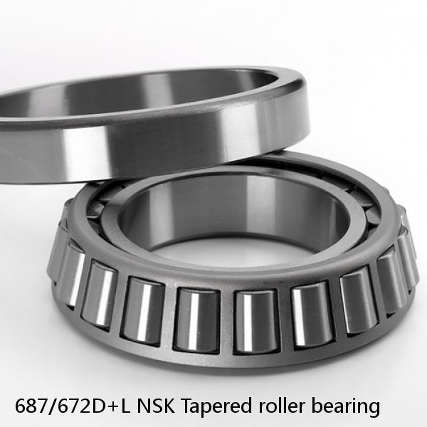 687/672D+L NSK Tapered roller bearing #1 image